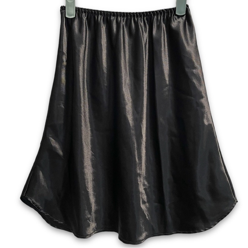 vintage Farr West anti cling black half slip, size medium